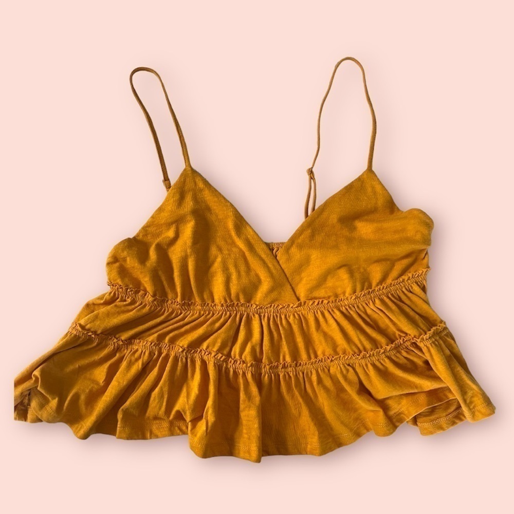 Cropped Tiered Cami